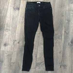 LOFT Black Skinny Jeans with Stretch Fit